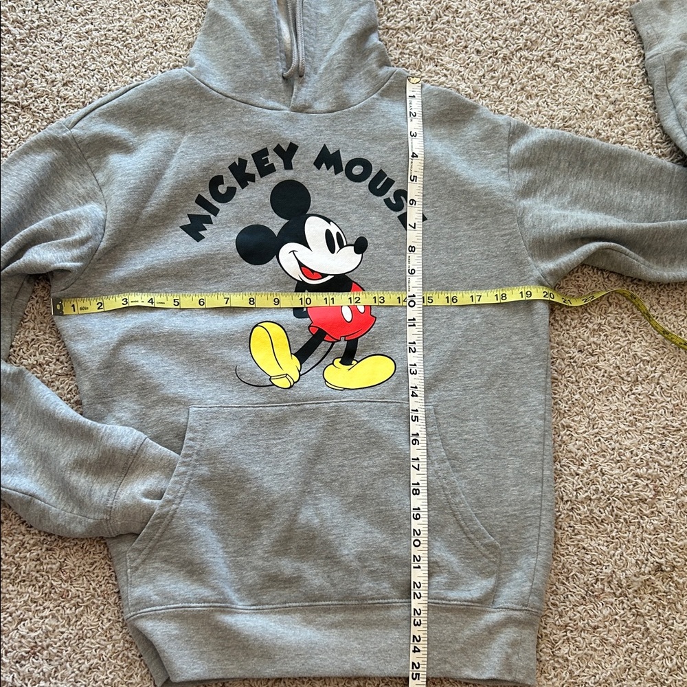 Disney MICKEY MOUSE Gray Pullover Hoodie❤️Size small - Picture 8 of 11